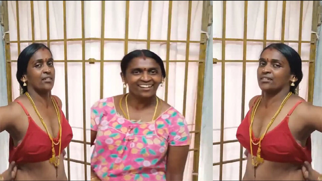 Tamil Aunty Dress Removing show – Nighty