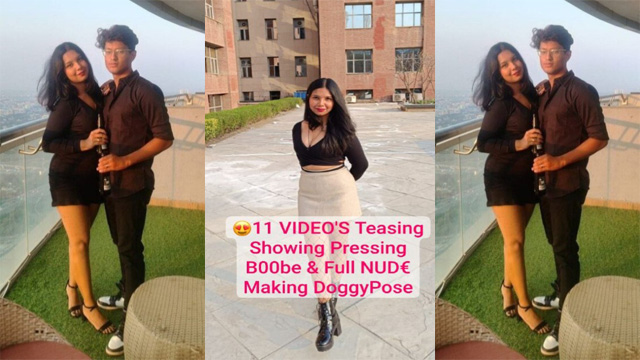 University Queen Viral Teasing – Showing Pressing Boobs