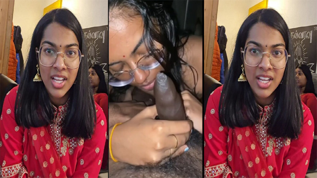 Tamil Hot Girl Blowjob to Uncut Cock – Latest Mms Video