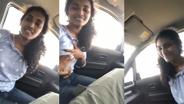 Nice Shape Figure Babe – Inside Car With BF