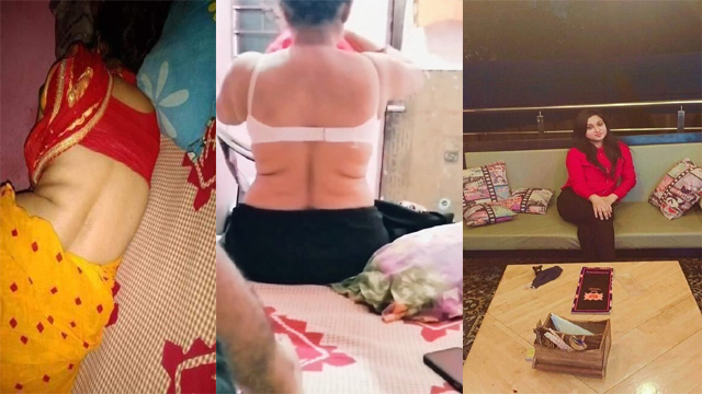 Tharki Indian Step Dad Recording Wife And Stepdaughter