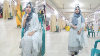 Innocent Looking Hijabi Babe Showing & Masturbating