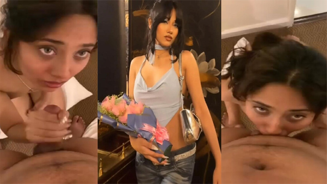 Horny Babe Baddie Sloppy Bj Deepthroat Sucking Dick