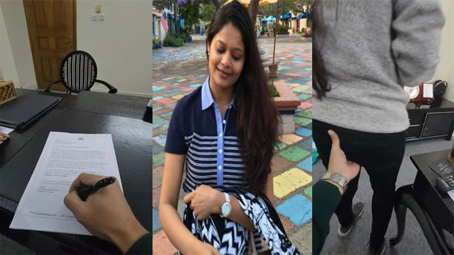 Office Couple Threesome Leaks Mms