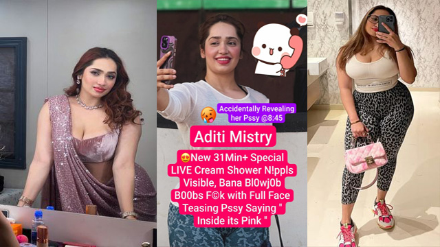 Aditi Mistry Banana BJ Fuck – Accidentally Revealing Her Pink Pussy Viral Free Video