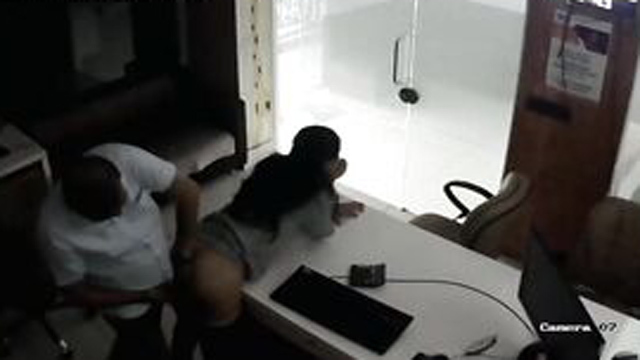 Office Worker Fucked – in Boss Cabin CCTV