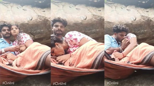 Beautiful Couple Blowjob – Hidden Place Record Video WEB