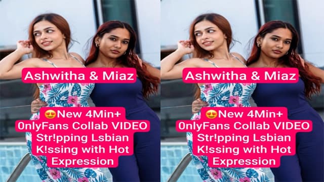Ashwitha Miaz Most Requested – Lesbian Strip Fuck MMS