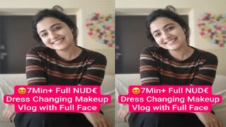 Desi GF Latest Viral Full Nude Dress Changing & Makeup Free Video