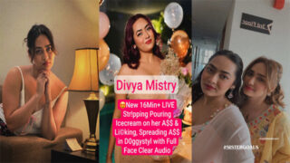 Divya Mistry Stripping Boobs Pressing Full Face New 16Min live