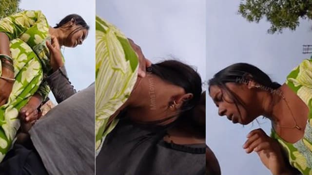 Desi Couple Outdoor Having Fun Talking Mms