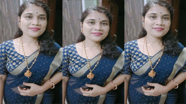 Desi Aunty Viral – Cute Bathroom Blue Film MMS