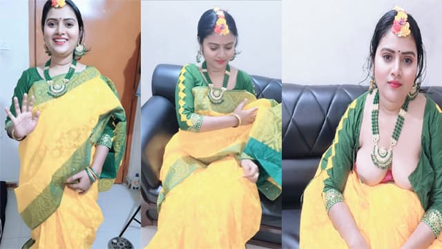 Married Wife Wedding Dress – Video Call Long Distance Husband